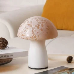 Glow u0026 Shade Beleuchtung-Pilz-Tischlampe – dekoratives Akzentlicht für die Inneneinrichtung