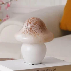 Glow u0026 Shade Beleuchtung-Pilz-Tischlampe – dekoratives Akzentlicht für die Inneneinrichtung