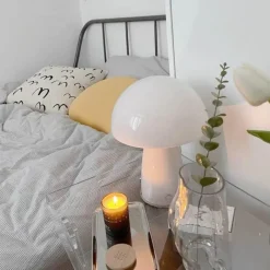 Bright Accents Beleuchtung-Pilz-Tischlampe – Kreatives Nachtlicht für die Heimdekoration