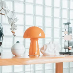 Bright Accents Beleuchtung-Pilz-Tischlampe – Kreatives Nachtlicht für die Heimdekoration