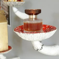 The Gilded Nest Wohndeko-Pilz-Wandregal - Schwebendes Harzdekor