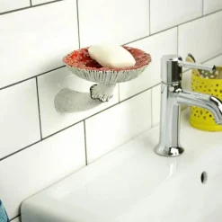 The Gilded Nest Wohndeko-Pilz-Wandregal - Schwebendes Harzdekor