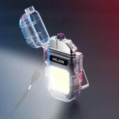 The Outdoor Vault Outdoor-Artikel|Heimwerkzeuge-Plasma-Feuerzeug – Transparentes wiederaufladbares Design