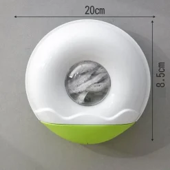 The Decor Haven Küche & Esszimmer-Plastiktütenspender - Selbstklebender Organizer