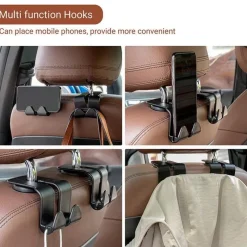 Wild u0026 Free Gear Autozubehör|Automobilindustrie-Platzsparende Doppelhaken-Rücksitzaufhänger