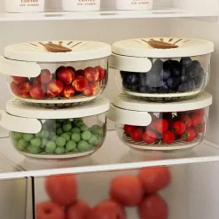 The Culinary Kit Küche & Esszimmer-Platzsparender Abtropfkorb für Gemüse und Obst – Aufbewahrungslösung für die Küche