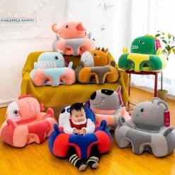 Kinder The Decor Haven Kinderwagen & Zubehör|Babyspielzeug-Plüsch-Babyliege – weicher Bodensitz für Kleinkinder