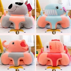 Kinder The Decor Haven Kinderwagen & Zubehör|Babyspielzeug-Plüsch-Babyliege – weicher Bodensitz für Kleinkinder