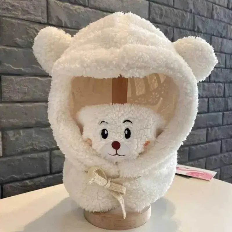 Damen The Decor Haven Babykleidung|Babykleidung-Plüschbär-Schalmaske – warmes Winteraccessoire