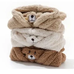 Damen The Decor Haven Babykleidung|Babykleidung-Plüschbär-Schalmaske – warmes Winteraccessoire