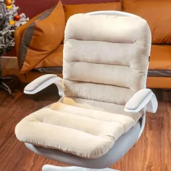 The Decor Haven Autozubehör|Automobilindustrie-Plüschiges Bürositzkissen – bequemes Rückenstützkissen