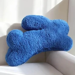 The Finishing Touch Wohndeko-Plüsch-Kaninchenkissen - Dekoratives Bouclé-Kissen