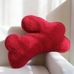 The Finishing Touch Wohndeko-Plüsch-Kaninchenkissen - Dekoratives Bouclé-Kissen