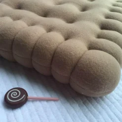 The Gilded Nest Wohndeko-Plüsch-Kekskissen – Kreatives Dekokissen