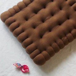 The Gilded Nest Wohndeko-Plüsch-Kekskissen – Kreatives Dekokissen