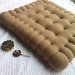 The Gilded Nest Wohndeko-Plüsch-Kekskissen – Kreatives Dekokissen