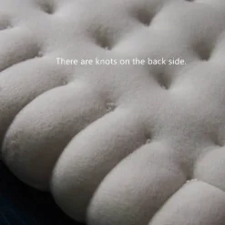 The Gilded Nest Wohndeko-Plüsch-Kekskissen – Kreatives Dekokissen