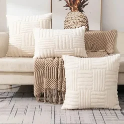 Cozy Cushions Bettzeug-Plüsch-Kissenbezug – weicher, dekorativer Kissenbezug