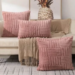 Cozy Cushions Bettzeug-Plüsch-Kissenbezug – weicher, dekorativer Kissenbezug