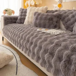 Comfort u0026 Style Gadgets Für Zuhause-Plüsch-Sofabezug – weicher, bequemer Möbelschutz