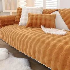 Comfort u0026 Style Gadgets Für Zuhause-Plüsch-Sofabezug – weicher, bequemer Möbelschutz