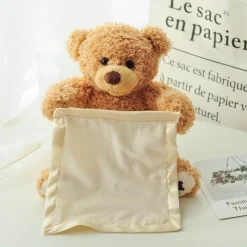 TailTrend Haustierzubehör|Haustierspielzeug-Plüschtier „Peek-a-Boo“ – interaktives Spaßspielzeug für Kinder