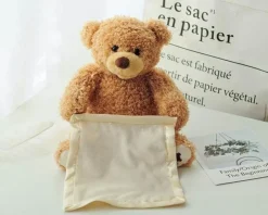 TailTrend Haustierzubehör|Haustierspielzeug-Plüschtier „Peek-a-Boo“ – interaktives Spaßspielzeug für Kinder