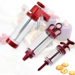 Tom Küche & Esszimmer-Plätzchen-Dekorationsset mit Gebäckspritze und Kuchenpresse für kreatives Backen