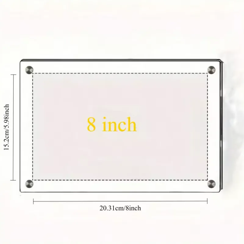 Willow u0026 Whim Wohndeko-Polaroid Mini-Fotorahmen – Stilvolle Erinnerungsanzeige