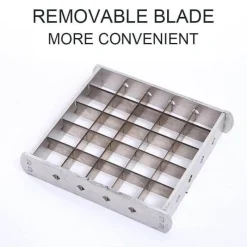 Deco Küche & Esszimmer-Pommes-Frites-Schneider aus Edelstahl – Professioneller Kartoffelstreifen-Maker