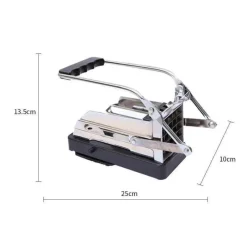 Deco Küche & Esszimmer-Pommes-Frites-Schneider aus Edelstahl – Professioneller Kartoffelstreifen-Maker