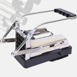 Deco Küche & Esszimmer-Pommes-Frites-Schneider aus Edelstahl – Professioneller Kartoffelstreifen-Maker