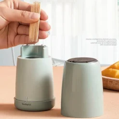 Tom Küche & Esszimmer-Pop-up-Zahnstocherspender für einfachen Zugriff und elegante Aufbewahrung