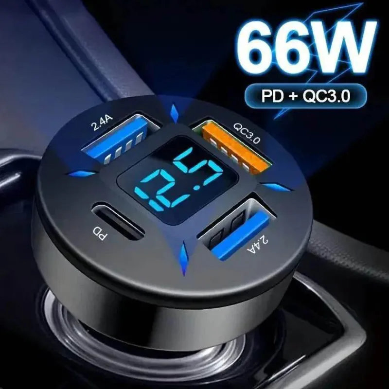 Wild u0026 Free Gear Autozubehör|Automobilindustrie-4-Port USB-Autoladegerät - Schnellladegerät-Adapter