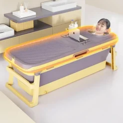 The Blissful Bath Badezimmer-Portable Folding Bathtub - Home Spa Relaxation Tub