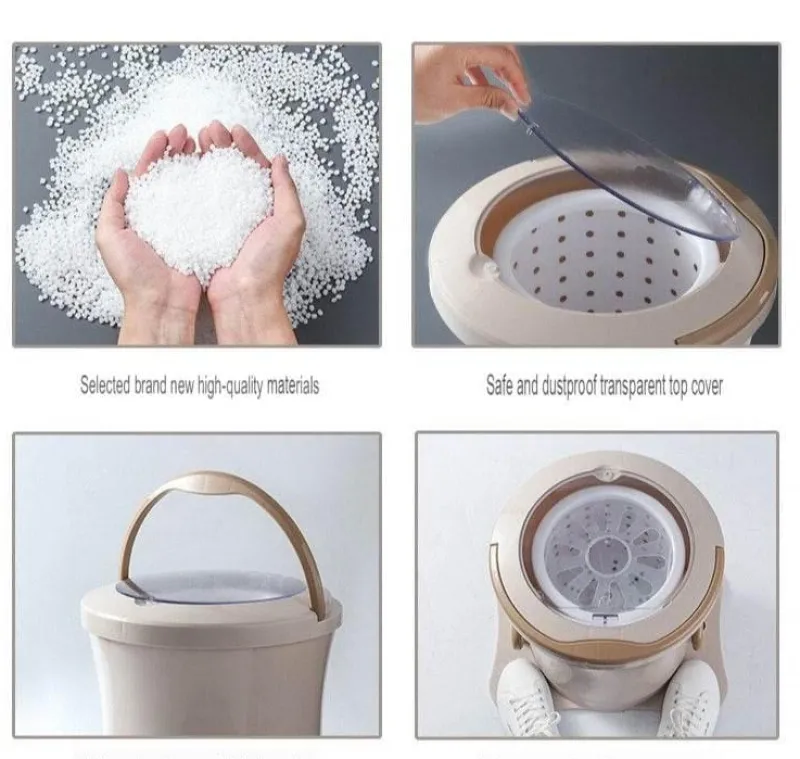 The Blissful Bath Badezimmer-Portable Manual Clothes Dryer - Large Capacity Drying Bucket