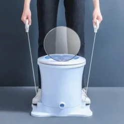 The Blissful Bath Badezimmer-Portable Manual Clothes Dryer - Large Capacity Drying Bucket