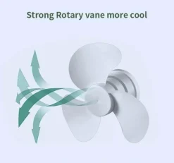 Comfort u0026 Style Beleuchtung-Portable Remote Control Air Conditioner Humidifier with LED Light - Compact Cooling Solution