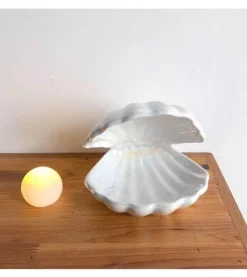 Comfort u0026 Style Beleuchtung-Portable Shell Night Light - Decorative Pearl Lamp