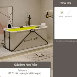 The Blissful Bath Badezimmer-Portable Spa Bathtub - Relaxing Home Soaking Tub