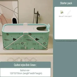 The Blissful Bath Badezimmer-Portable Spa Bathtub - Relaxing Home Soaking Tub