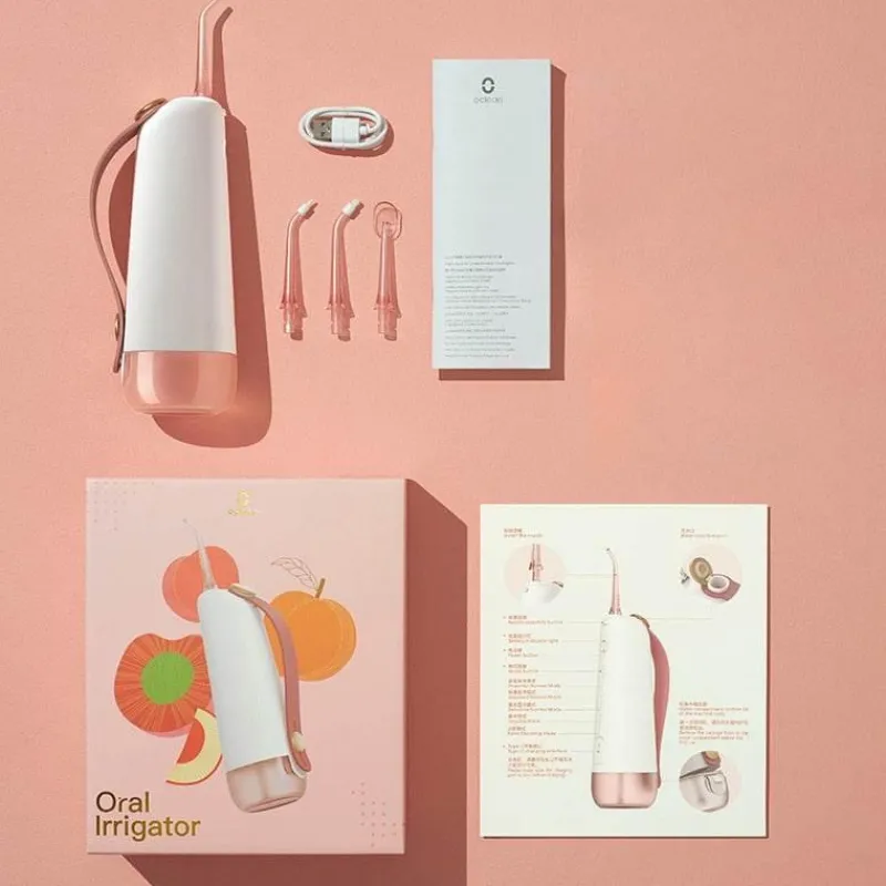 The Blissful Bath Badezimmer-Portable Water Flosser - Compact Travel Oral Care Device