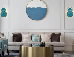 Comfort u0026 Style Beleuchtung-Post Modern Turquoise Elegant Wall Lamp