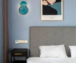 Comfort u0026 Style Beleuchtung-Post Modern Turquoise Elegant Wall Lamp