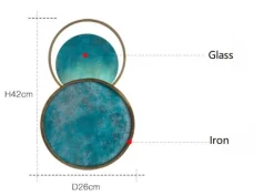 Comfort u0026 Style Beleuchtung-Post Modern Turquoise Elegant Wall Lamp