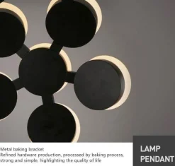 Comfort u0026 Style Beleuchtung-Postmodern Nordic LED Half Star Chandelier - Modern Lighting Fixture