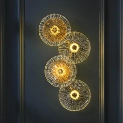 Comfort u0026 Style Beleuchtung-Postmoderne Glaswandlampe – Elegante, stilvolle Beleuchtungsvorrichtung