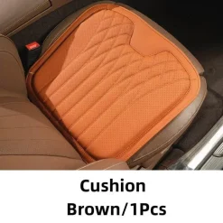 Wild u0026 Free Gear Autozubehör|Automobilindustrie-Premium-Autositzkissen aus Leder – atmungsaktive Komfortunterstützung