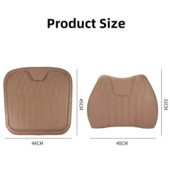 Wild u0026 Free Gear Autozubehör|Automobilindustrie-Premium-Autositzkissen aus Leder – atmungsaktive Komfortunterstützung