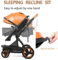 Kinder The Decor Haven Kinderwagen & Zubehör-Premium-Luxus-Kinderwagen – komfortables Design